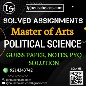MA Political Science